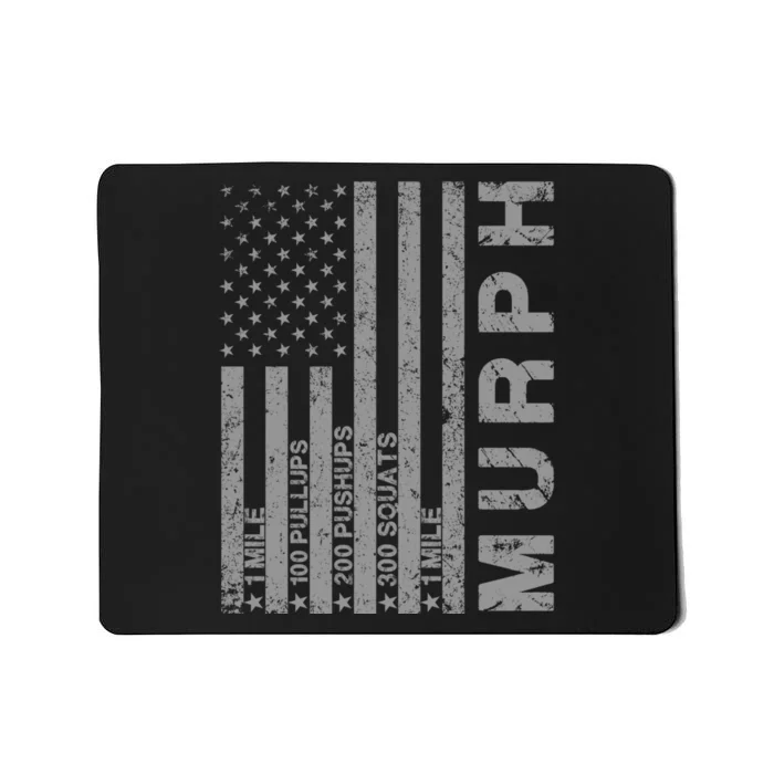 Memorial Day Murph Challenge Distressed Us Military Gift Mousepad