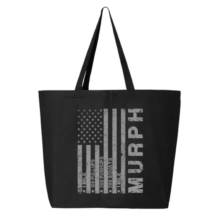 Memorial Day Murph Challenge Distressed Us Military Gift 25L Jumbo Tote