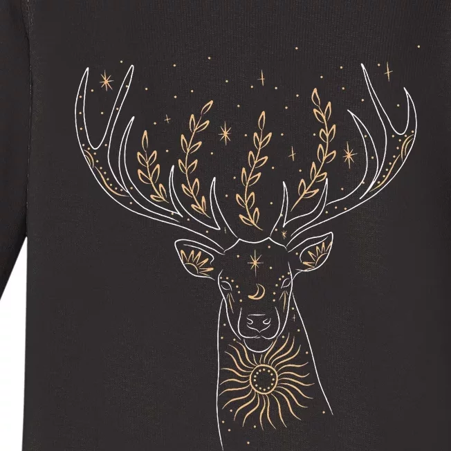 Mystic Deer Baby Long Sleeve Bodysuit