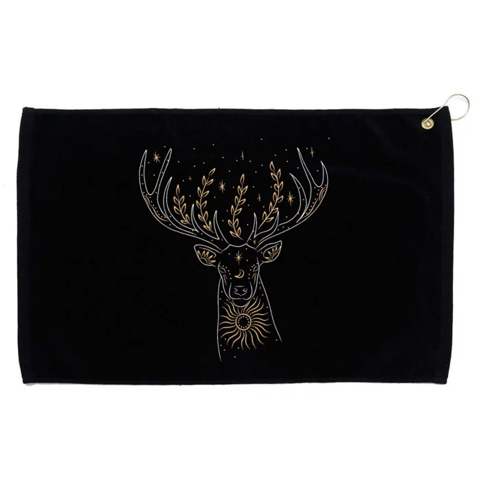 Mystic Deer Grommeted Golf Towel