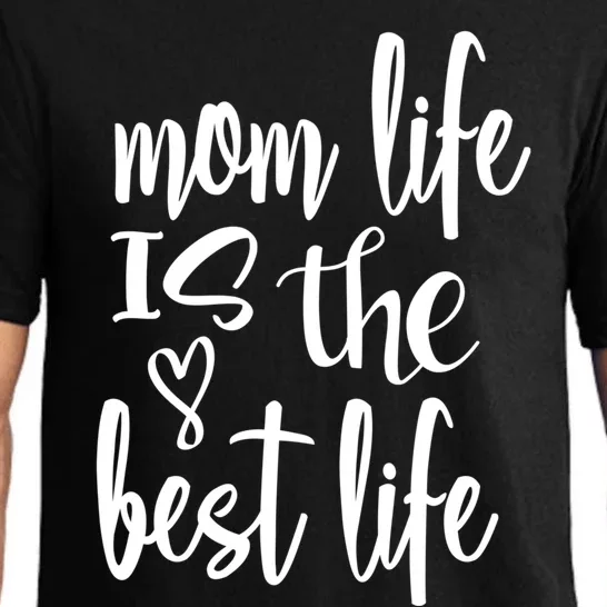 Mother's Day Mom Life Is The Best Life Heart Meaningful Gift Pajama Set