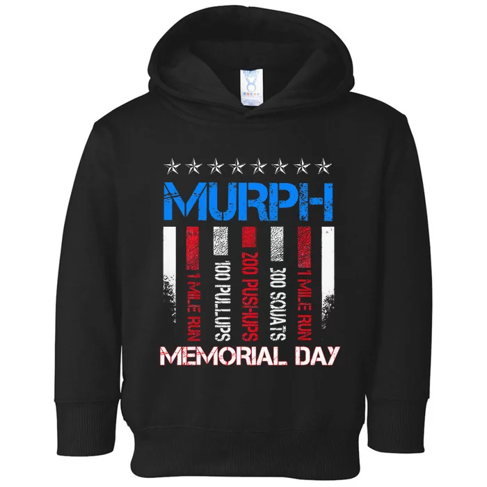 Memorial Day Murph Workout Toddler Hoodie