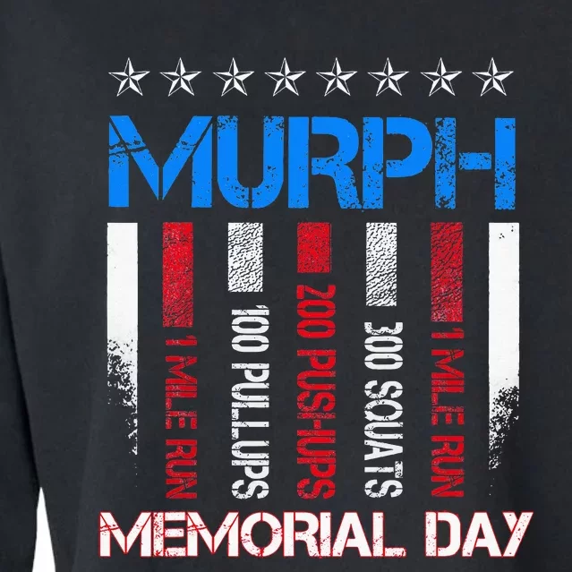 Memorial Day Murph Workout Cropped Pullover Crew