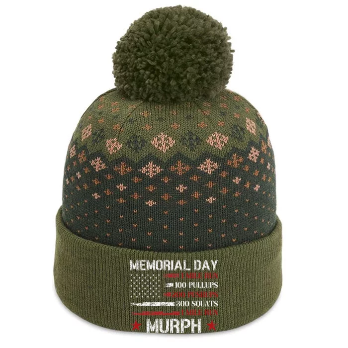 Memorial Day Murph Us Military The Baniff Cuffed Pom Beanie