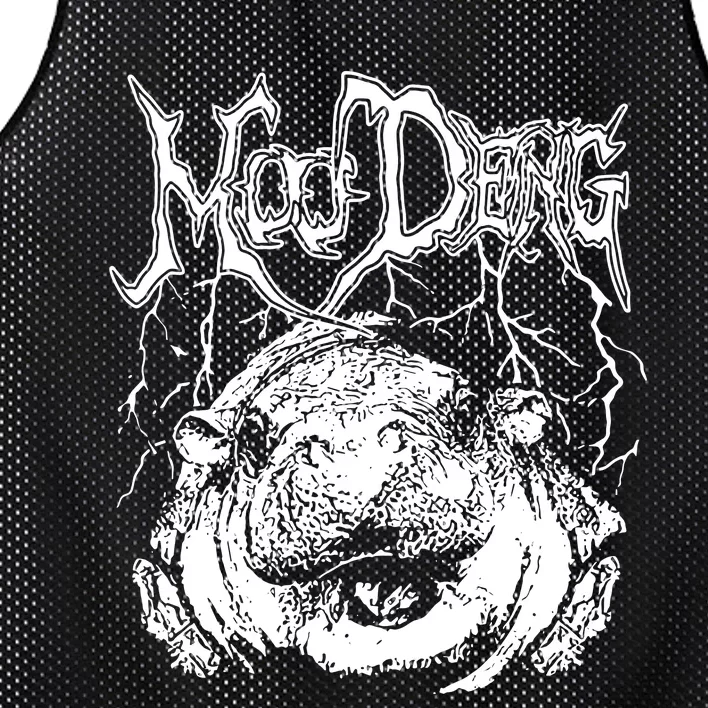 Moo Deng Metal Mesh Reversible Basketball Jersey Tank