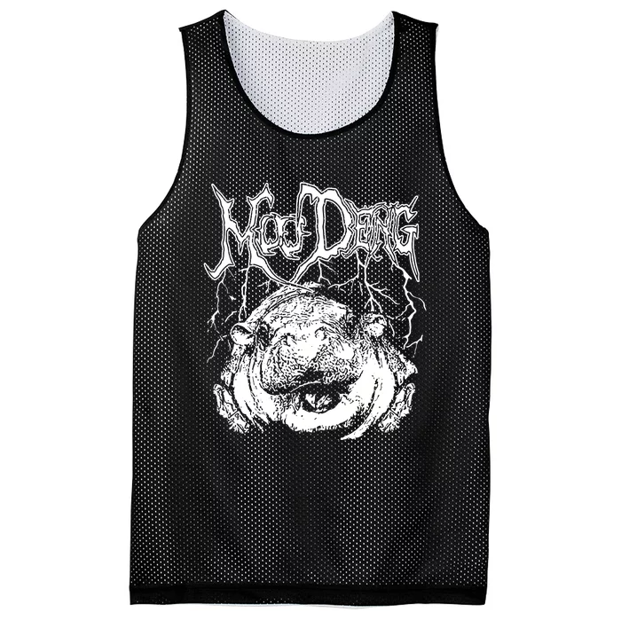 Moo Deng Metal Mesh Reversible Basketball Jersey Tank