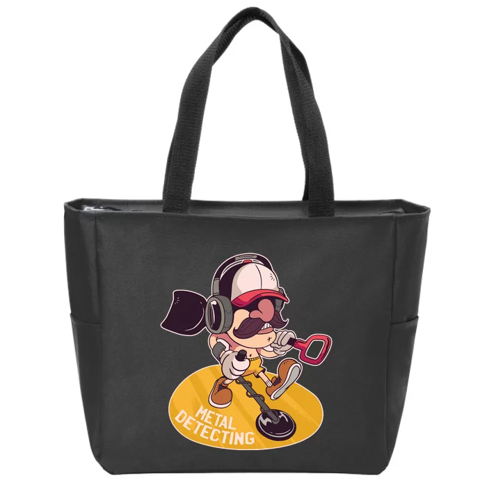 Metal Detecting Zip Tote Bag