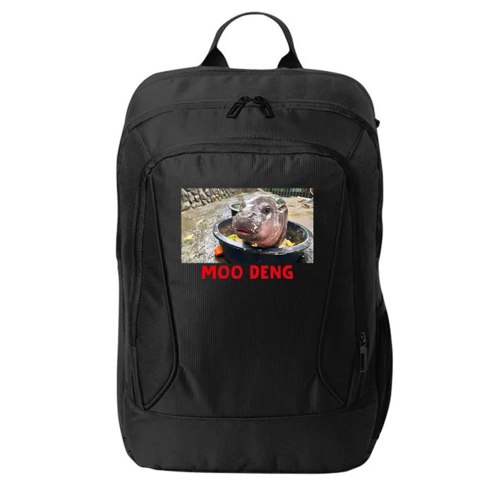 Moo Deng City Backpack