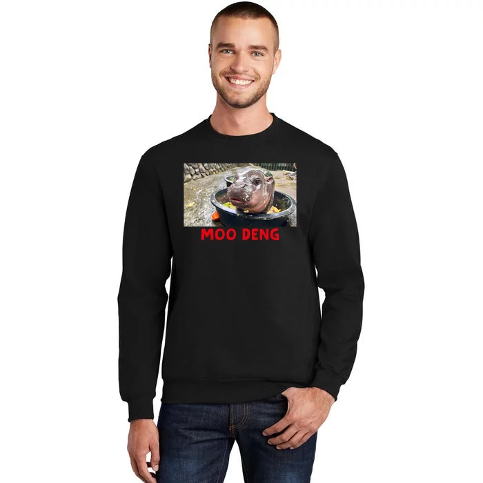 Moo Deng Tall Sweatshirt