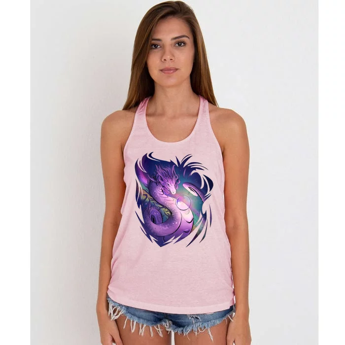 Mystical Dragon Women's Knotted Racerback Tank