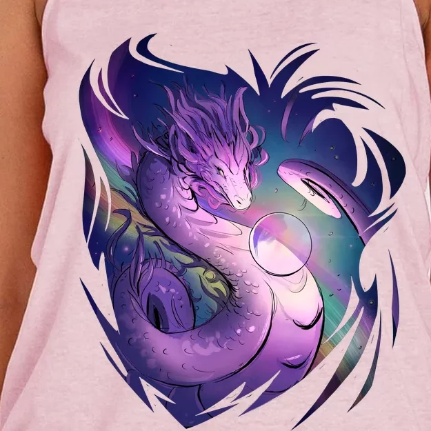 Mystical Dragon Women's Knotted Racerback Tank