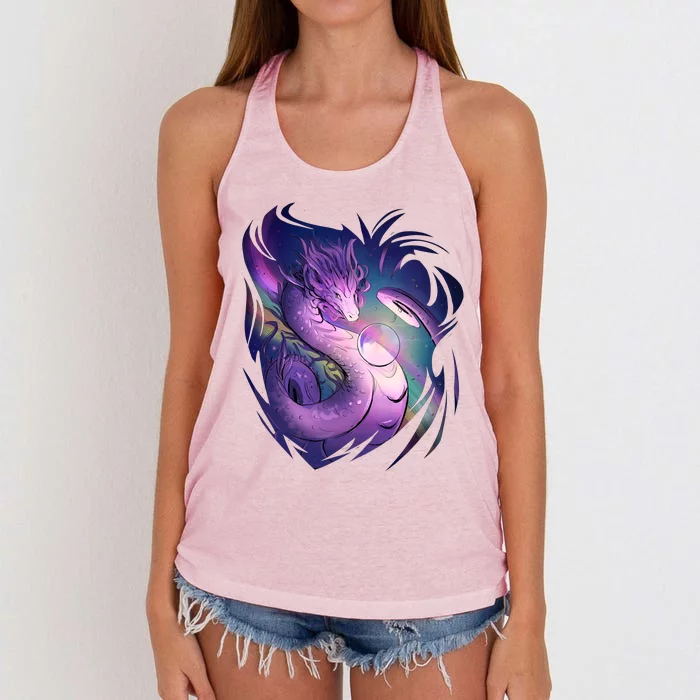 Mystical Dragon Women's Knotted Racerback Tank