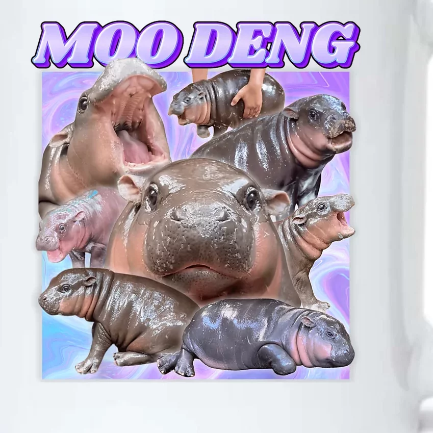 Moo Deng Meme Hippo Black Color Changing Mug