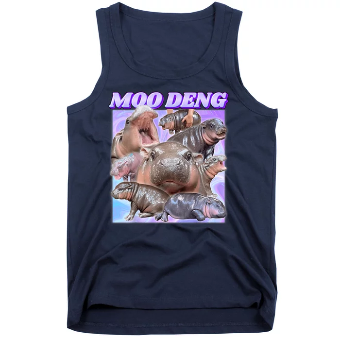 Moo Deng Meme Hippo Tank Top