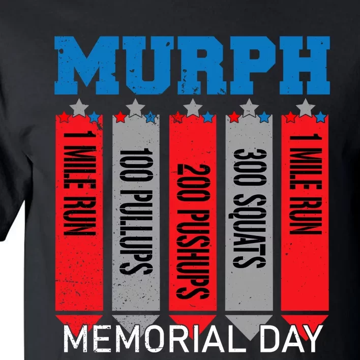 Memorial Day Murph Wod Workout Cross Fitness Fun Gift Tall T-Shirt