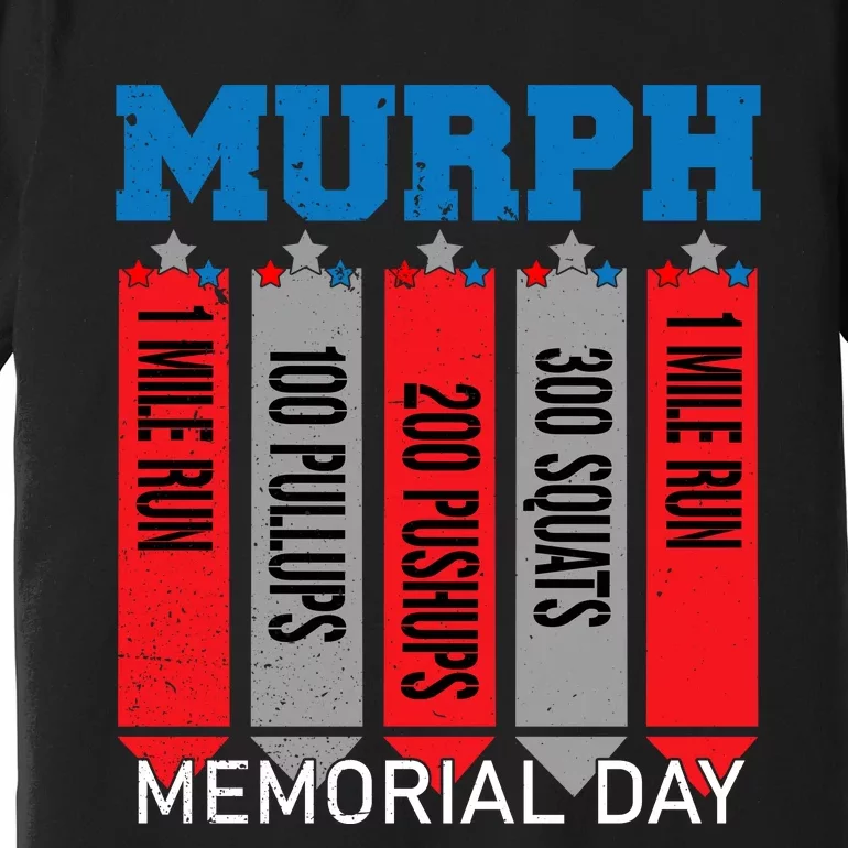 Memorial Day Murph Wod Workout Cross Fitness Fun Gift Premium T-Shirt