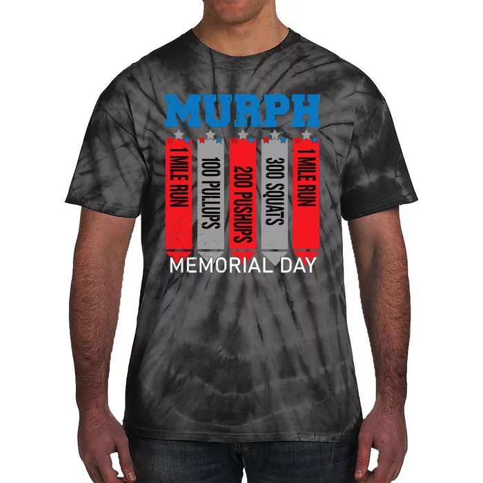 Memorial Day Murph Wod Workout Cross Fitness Fun Gift Tie-Dye T-Shirt