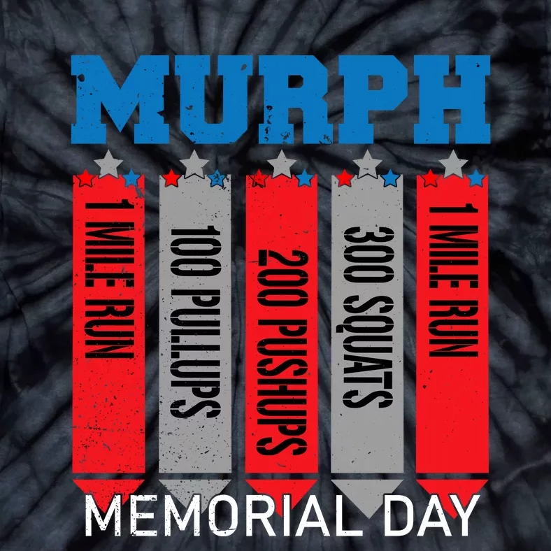 Memorial Day Murph Wod Workout Cross Fitness Fun Gift Tie-Dye T-Shirt