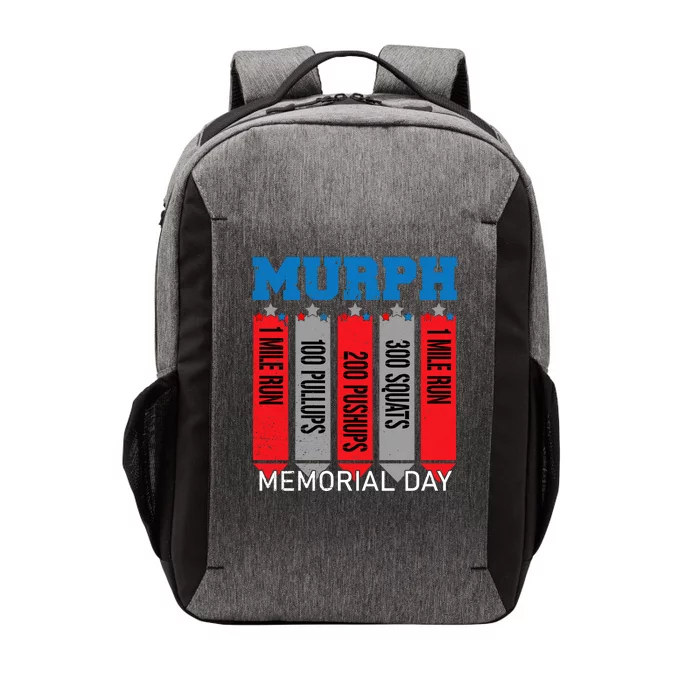 Memorial Day Murph Wod Workout Cross Fitness Fun Gift Vector Backpack