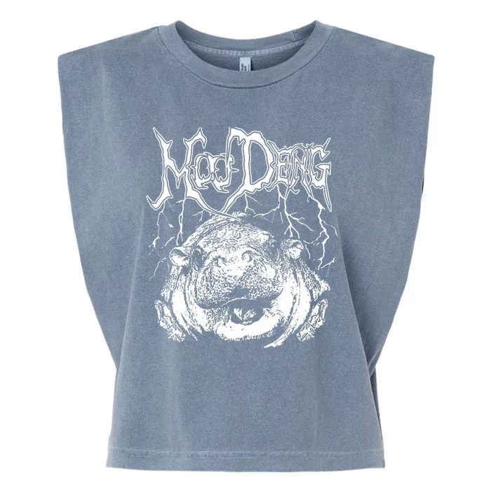 Moo Deng Metal Garment-Dyed Women's Muscle Tee