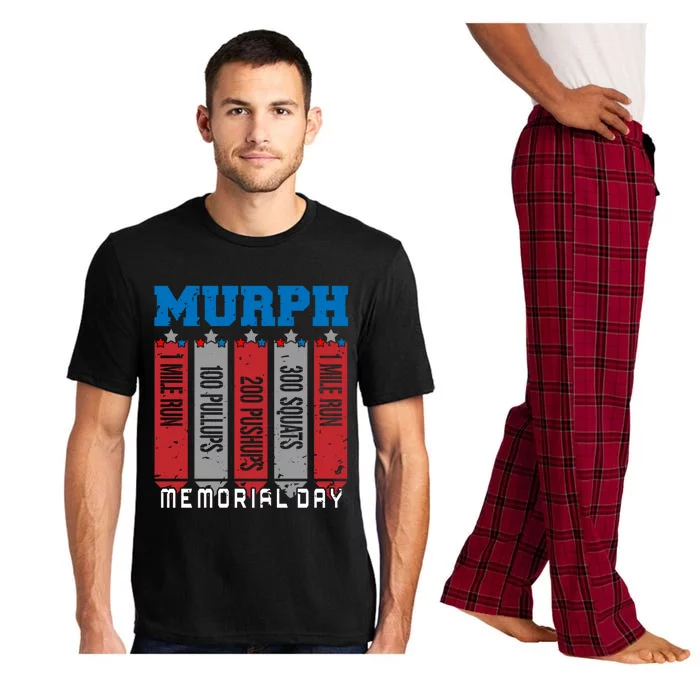 Memorial Day Murph Wod Workout Cross Fitness Fun Gift Pajama Set