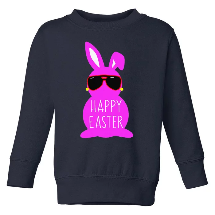 Mom Daughter Matching Happy Easter Bunny Mommy And Me Outfit Toddler Sweatshirt