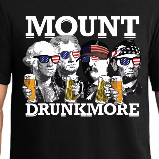 Mount Drunkmore Mount Rushmore Us Presidents Drinking Pajama Set