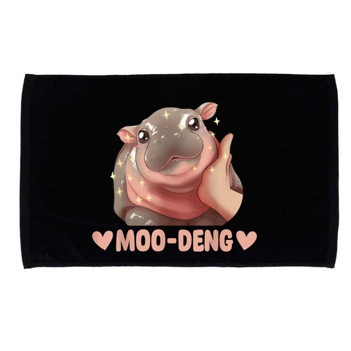 Moo Deng Microfiber Hand Towel