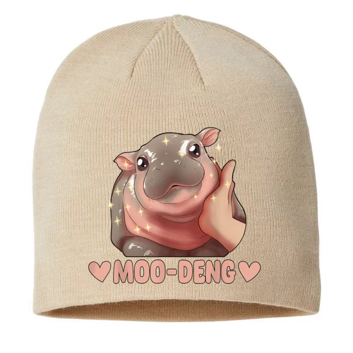 Moo Deng 8 1/2in Sustainable Knit Beanie