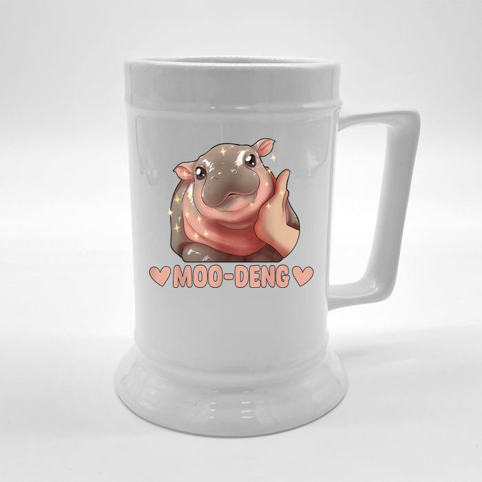 Moo Deng Front & Back Beer Stein