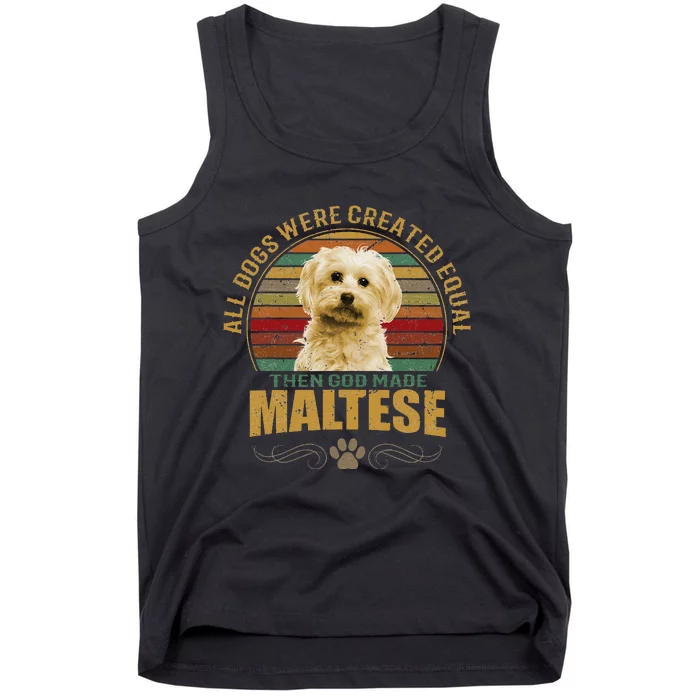 Maltese Dog Tank Top