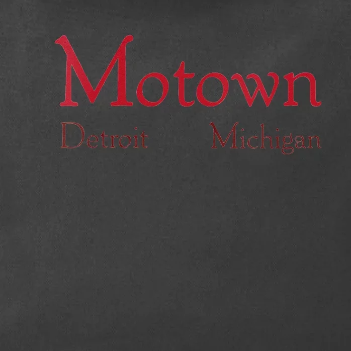 Motown Detroit Motor City Michigan Music Zip Tote Bag