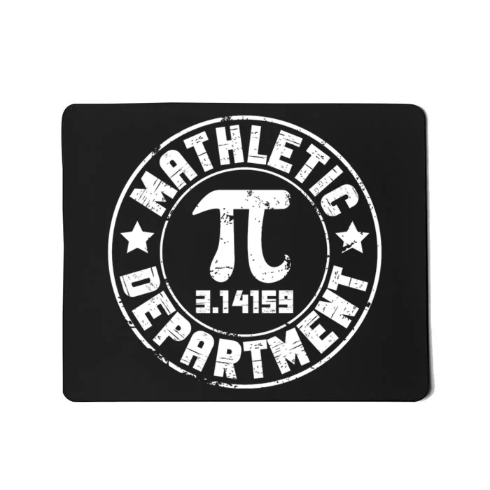 Mathletic Department Math Lover PI Day Mousepad