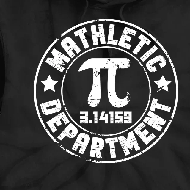 Mathletic Department Math Lover PI Day Tie Dye Hoodie