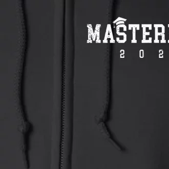 Masters Degree Mastered It 2024 College Full Zip Hoodie