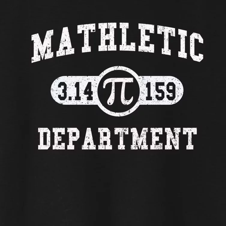 Mathletic Department Women's Crop Top Tee