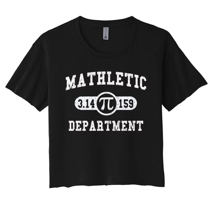 Mathletic Department Women's Crop Top Tee