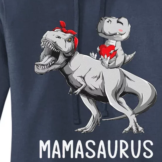 MotherS Day Mom Mamasaurus Dinosaur Mama T Rex Saurus Women's Pullover Hoodie