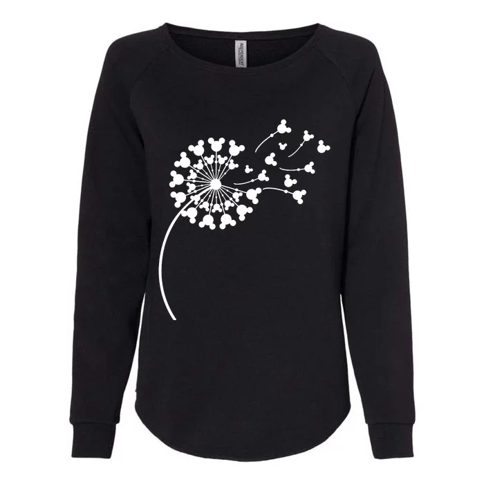 Mickey Dandelion Womens California Wash Sweatshirt