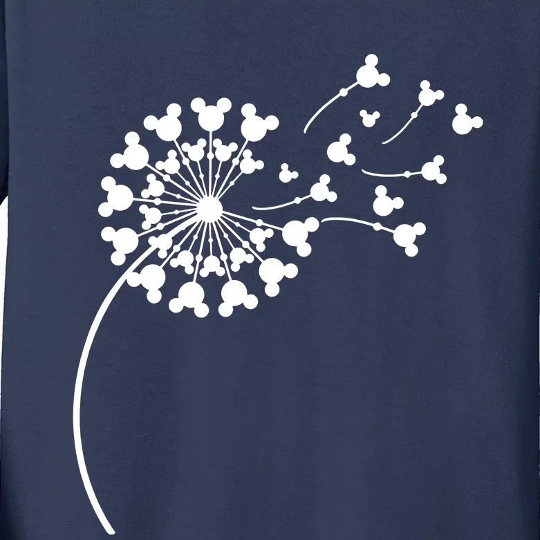 Mickey Dandelion Kids Long Sleeve Shirt