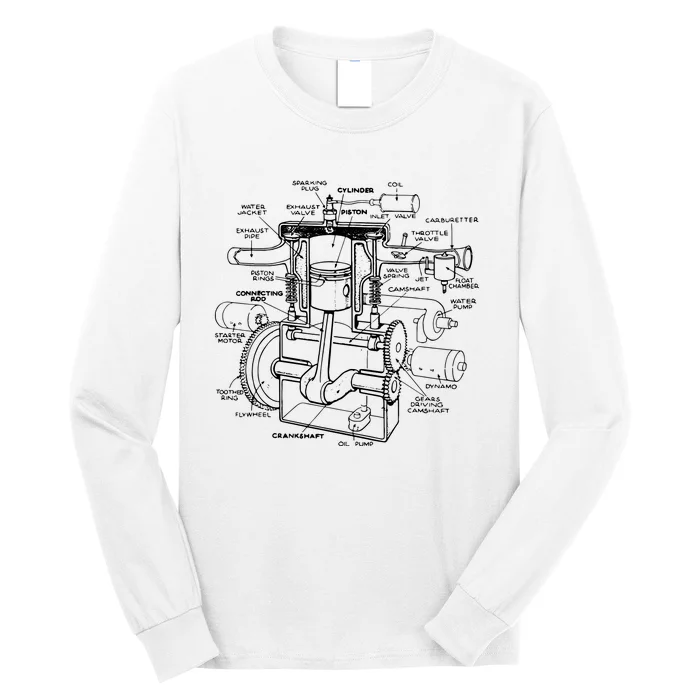 Machine Details Mechanic Long Sleeve Shirt