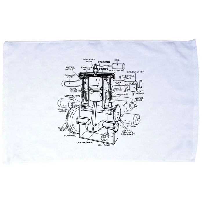 Machine Details Mechanic Microfiber Hand Towel