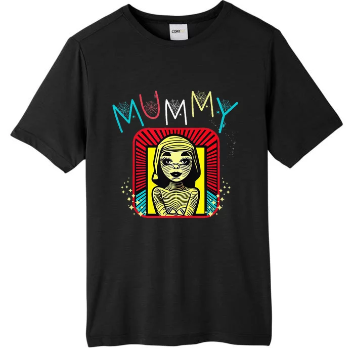 Mummy Deady Matching Mom Dad Halloween Pop Art Style ChromaSoft Performance T-Shirt