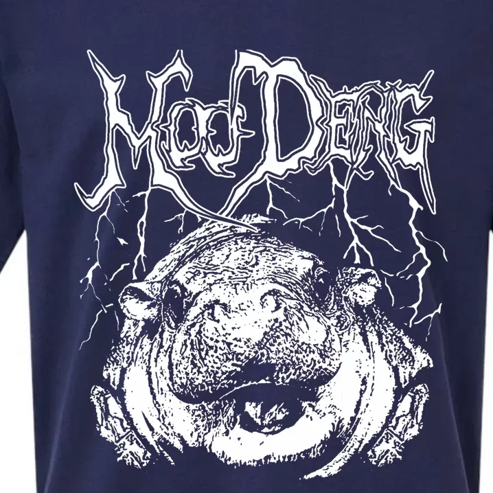 Moo Deng (Metal) Sueded Cloud Jersey T-Shirt