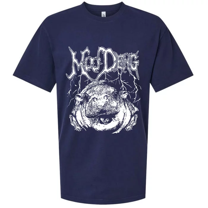 Moo Deng (Metal) Sueded Cloud Jersey T-Shirt