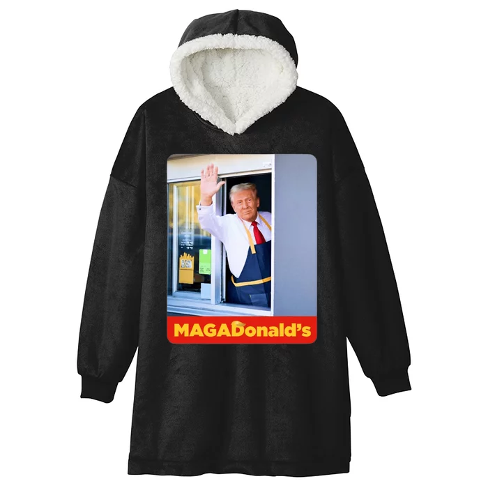 Maga Donalds Hooded Wearable Blanket