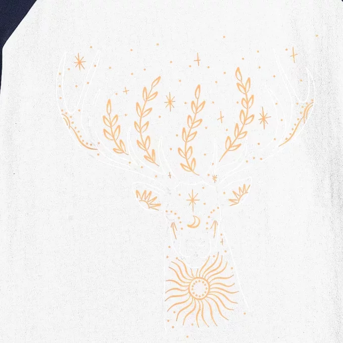 Mystic Deer Baseball Sleeve Shirt