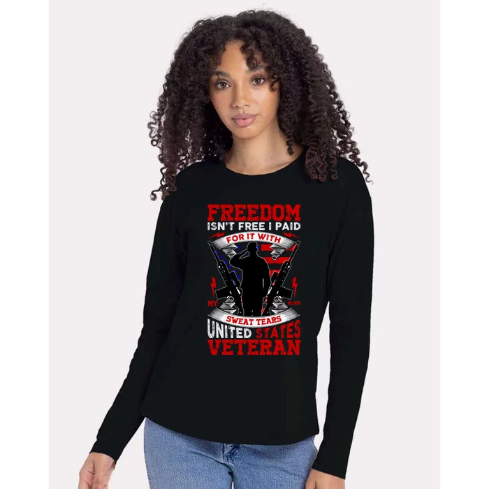 Memorial Day Womens Cotton Relaxed Long Sleeve T-Shirt