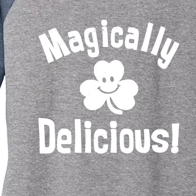 Magically Delicious Women's Tri-Blend 3/4-Sleeve Raglan Shirt