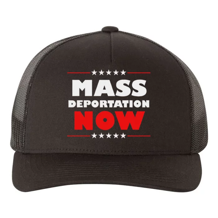 Mass Deportation Now Protest Yupoong Adult 5-Panel Trucker Hat